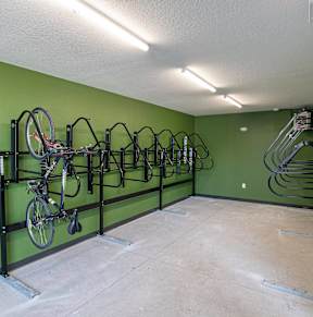 Bike Racks at Linc, Des Moines Iowa