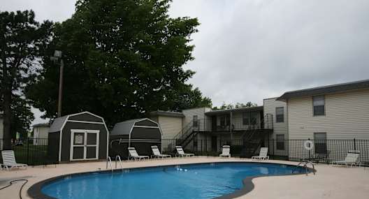 our apartments have a large pool for residents to enjoy