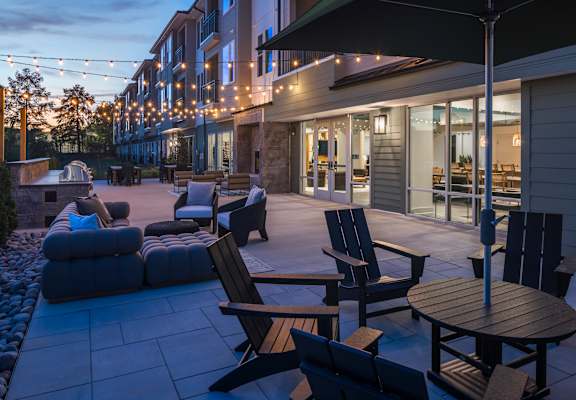 Outdoor Patio at Address East End, Raleigh
