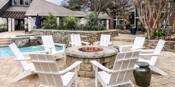 exterior shot on plano apartments