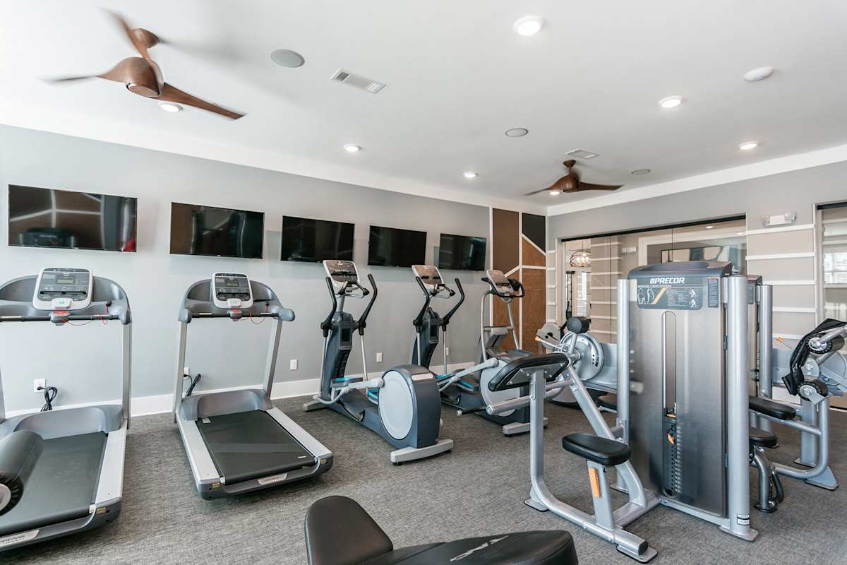 Vintage Foxland Apartments fitness center equipment - Gallatin, TN