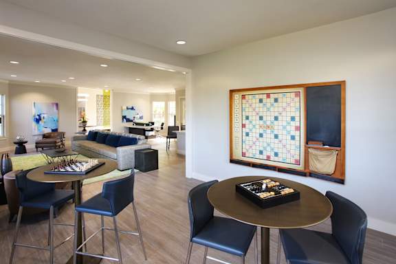  Gaming area in clubhouse