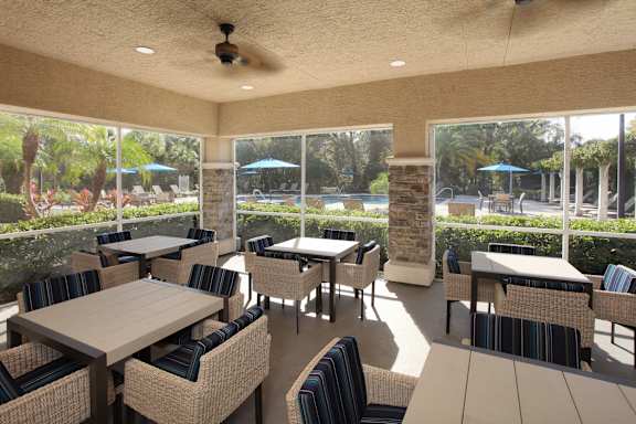  Screened picnic lanai