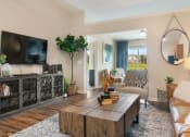Thumbnail 5 of 11 - Plainfield IN Apartment Rentals Redwood Chatham Glen Living Room To Den Space