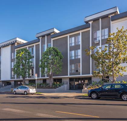 Front of building street view