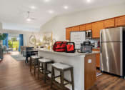 Thumbnail 2 of 13 - Valley City Ohio Apartment Rentals Redwood Valley City Kitchen Entrance