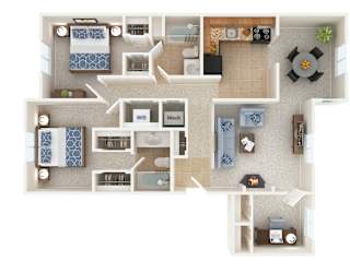 The Marine Floor Plan at West Woods, Annapolis, 21401