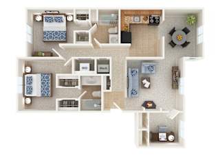 The Marine Floor Plan at West Woods, Annapolis, 21401