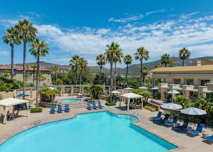 Pool at Cresterra Apartments in San Marcos CA