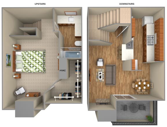 Floor Plan  F Floor Plan at Sugar Tree Apartment Homes, Corpus Christi, TX