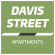 a street sign that reads apartments and advis street apartments