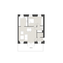 Floor Plan  Phase II - 1 Bedroom