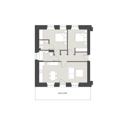 Floor Plan  Phase II - 2 Bedrooms