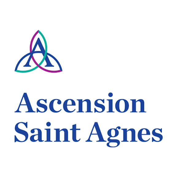 A logo with a trinity knot and the words "Ascension Saint Agnes" below it.