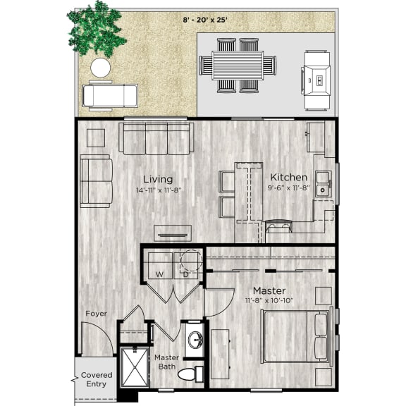 The Alcove Floor Plan at Avilla Deer Valley, Phoenix, AZ, 85085