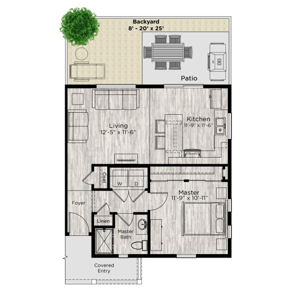 The Alcove Floor Plan at Avilla Prairie Center, Brighton, CO, 80601
