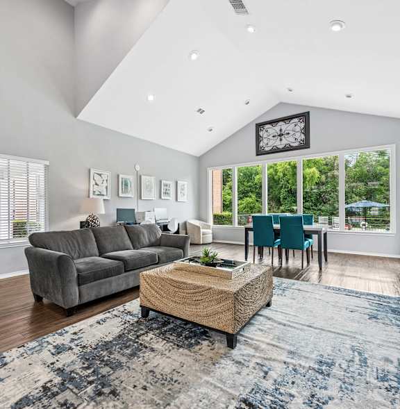 Resident clubhouse at Valley Ridge Apartments in Lewisville TX