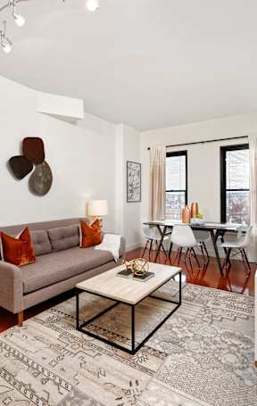 living and dining (staged) at Park Place at Petworth, Washington, 20011