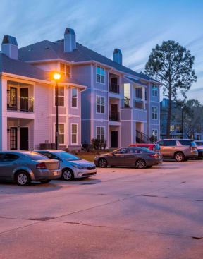 Property Exterior by Night at Blu on the Boulevard, Baton Rouge