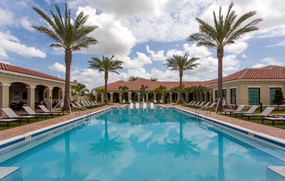Exterior Building and Sparkling Pool. at The Atlantic Palms at Tradition, Port St Lucie, 34987