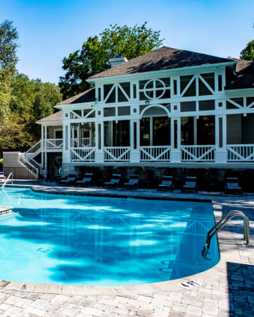 Pool and Clubhouse located at Grove Point in Norcross, GA 30093.