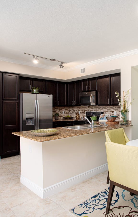 Model. Kitchen. at The Atlantic Doral, Florida, 33178