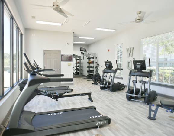 Workout Equipment in Gym located at Walden Oaks in Anderson, SC 29625