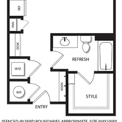Floor Plan Acme with Fenced-In Yard