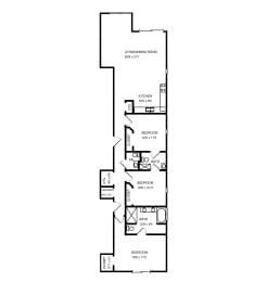  Floor Plan 3 BEDROOM
