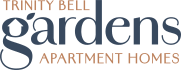 the logo for trinity bell apartments apartment homes