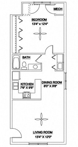  Floor Plan The Brightleaf GE 740