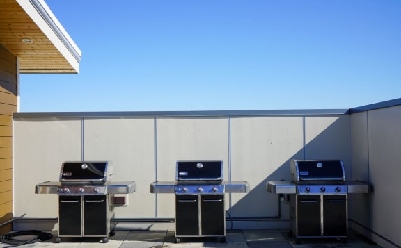 Rooftop BBQ Station at Latitude 47, Washington