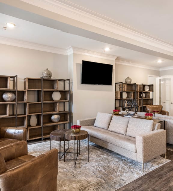 a living room with couches and chairs at Arlo Luxury homes Apartments, Little Rock, Arkansas