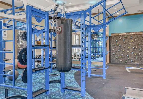 Workout Room at The Ranch at Fossil Creek, Haltom City, TX, 76137