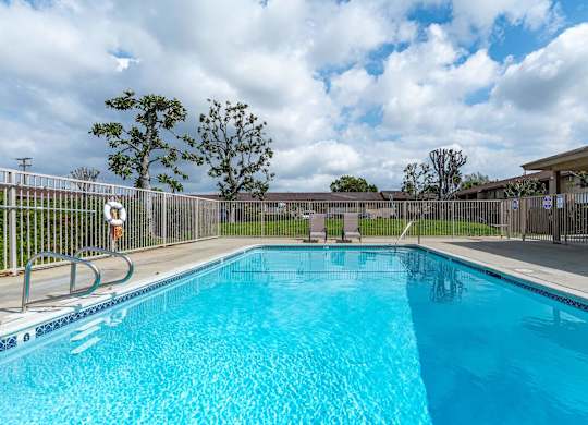 the swimming pool at our apartments at Colima Terrace Apts, Rowland Heights