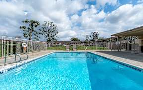 the swimming pool at our apartments at Colima Terrace Apts, Rowland Heights