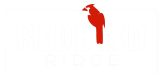 a red ride logo on a black background with a red bird