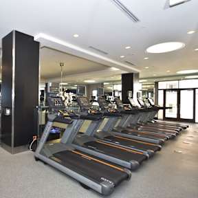 Gym with Treadmills at Casa Mira View Apartments, San Diego, CA, 92126