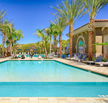 Long Rectangular Pool at Casa Mira View Apartments, San Diego, CA, 92126