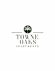 The image is a logo for Towne Oaks Apartments.
