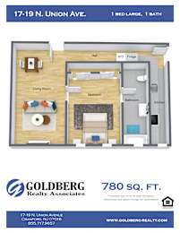  Floor Plan One Bedroom Large
