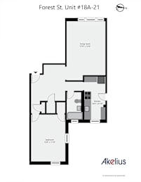  Floor Plan One Bedroom One Bathroom