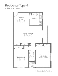  Floor Plan Sutton Hill Type 4