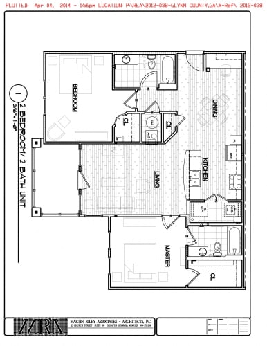Floor Plan  2 Bedroom 2 Bathroom