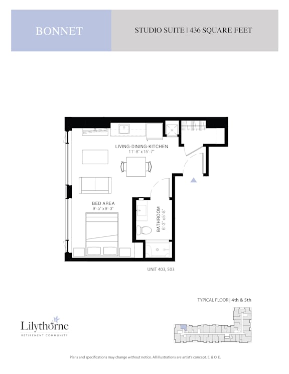 Bonnet Floorplan