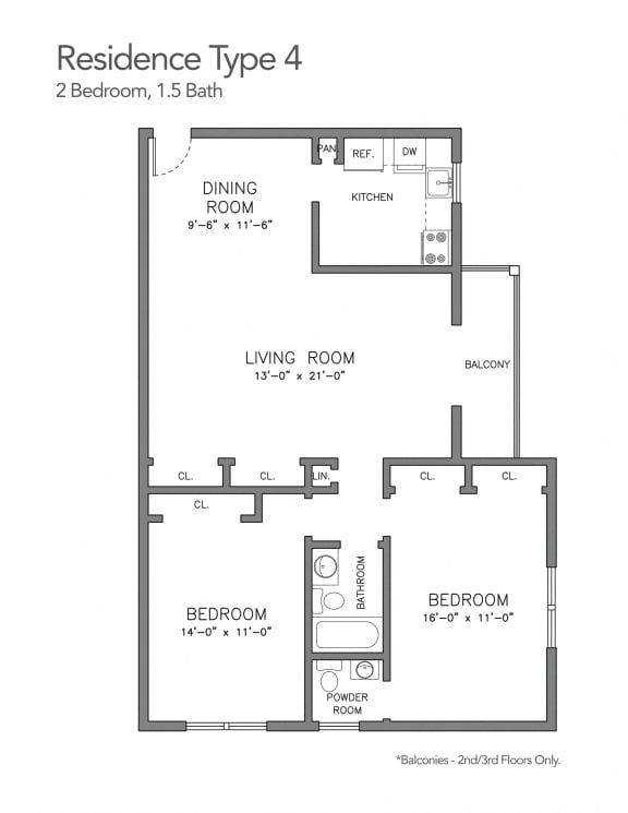 Floor Plan  Sutton Hill Type 4