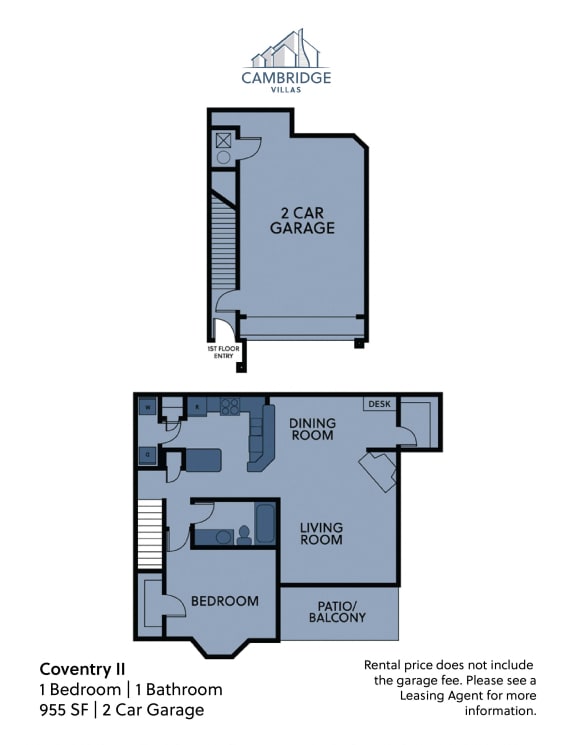 Floor Plans of Cambridge Villas in Omaha, NE