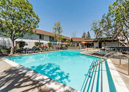 Outdoor Swimming Pool at Hills at Hacienda Heights, California, 91745