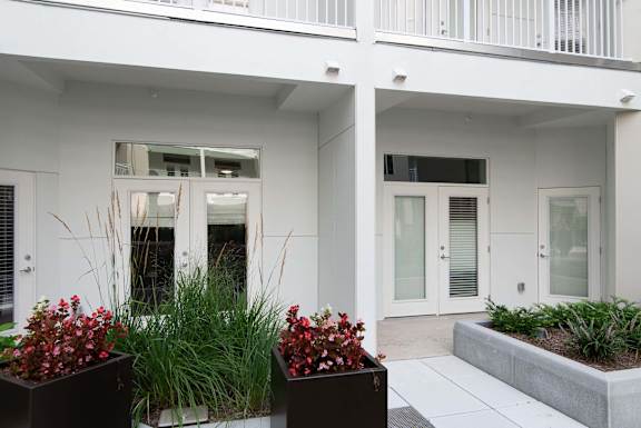 Courtyard area at NOVI in Concord, North Carolina.