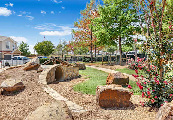 Residential Courtyard at The Ranch at Fossil Creek, Texas